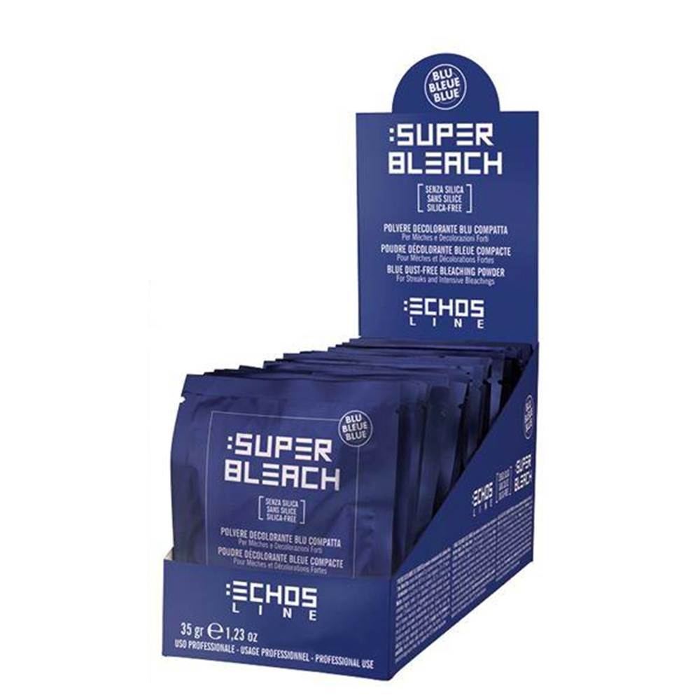 Echosline Super Bleach Polvere Decolorante Blu - 3 Bustine x 35 gr