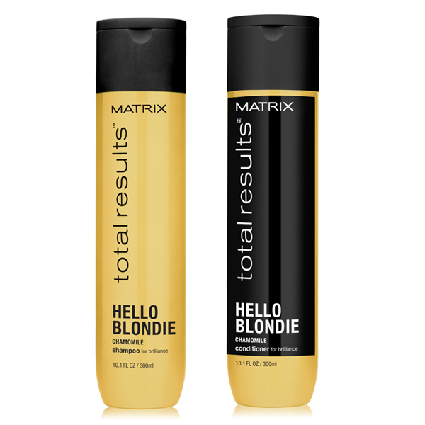 Matrix Total Results Kit Hello Blondie Shampoo + Conditioner - Prodotti Per  Capelli Biondi Matrix